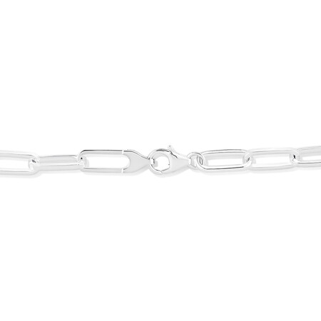19cm (7.5") Paperclip Bracelet in Sterling Silver 19cm (7.5") Paperclip Bracelet in Sterling Silver