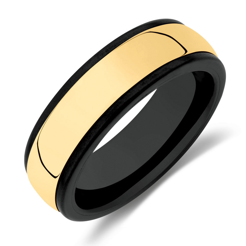 Michael hill mens titanium rings on sale