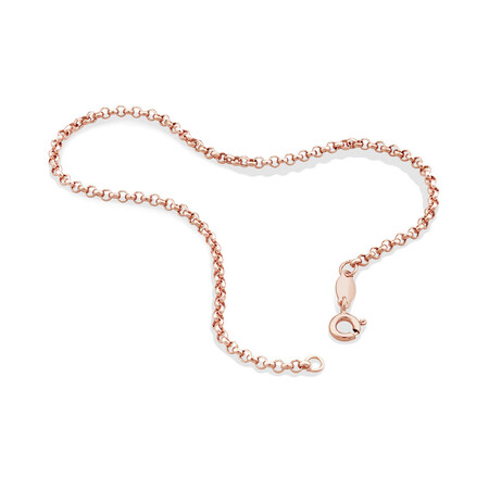 21cm (8") 2mm-2.5mm Width Hollow Belcher Bracelet in 10kt Rose Gold 21cm (8") 2mm-2.5mm Width Hollow Belcher Bracelet in 10kt Rose Gold