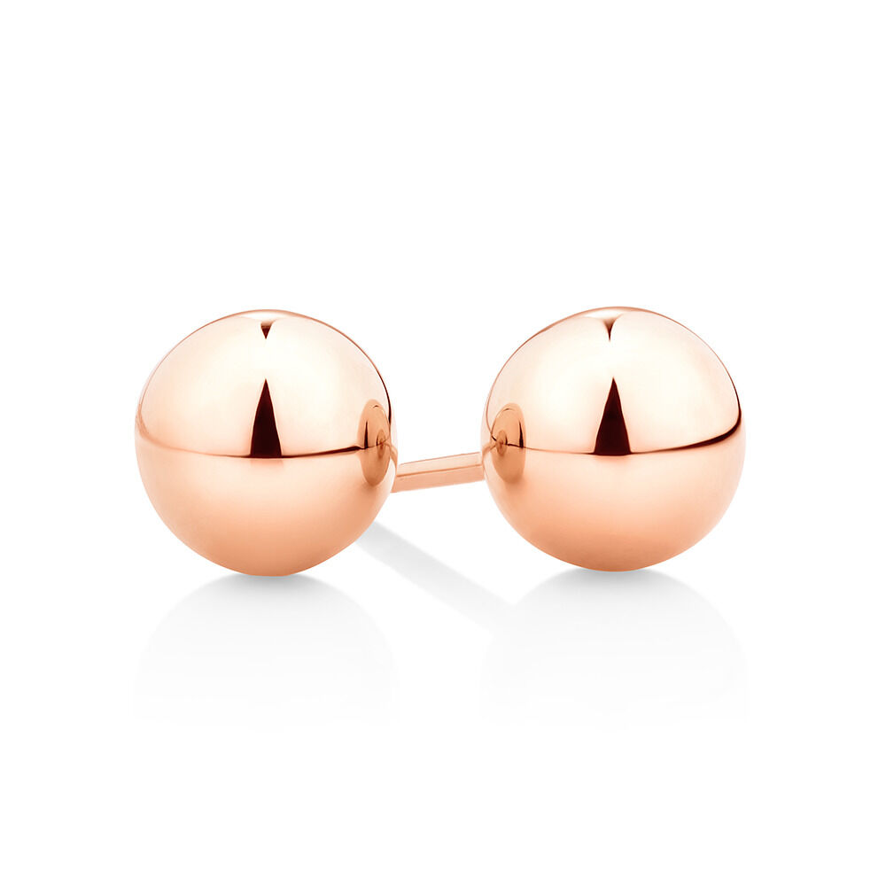 Gold ball stud earrings canada on sale