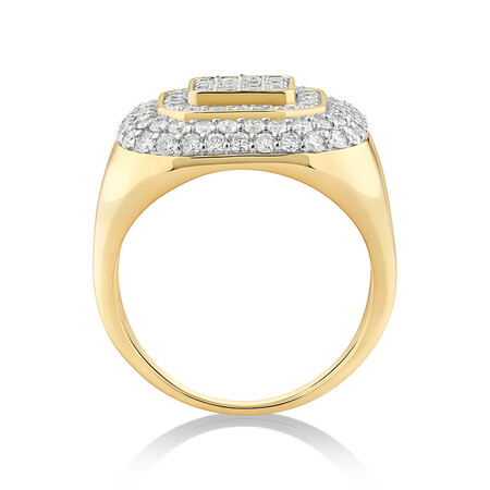 Ring with 2 Carat TW of Diamonds in 10kt Yellow Gold Ring with 2 Carat TW of Diamonds in 10kt Yellow Gold