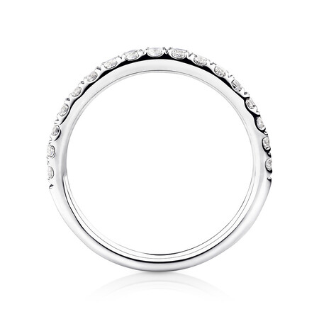 Wedding Band with 1/2 Carat TW of Diamonds in 14kt White Gold Wedding Band with 1/2 Carat TW of Diamonds in 14kt White Gold