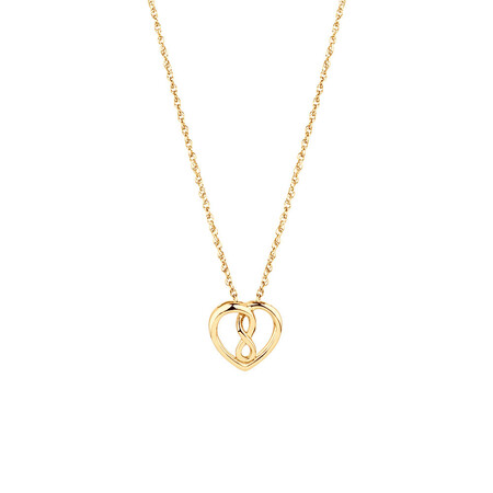 Mini Infinitas Pendant in 10kt Yellow Gold Mini Infinitas Pendant in 10kt Yellow Gold