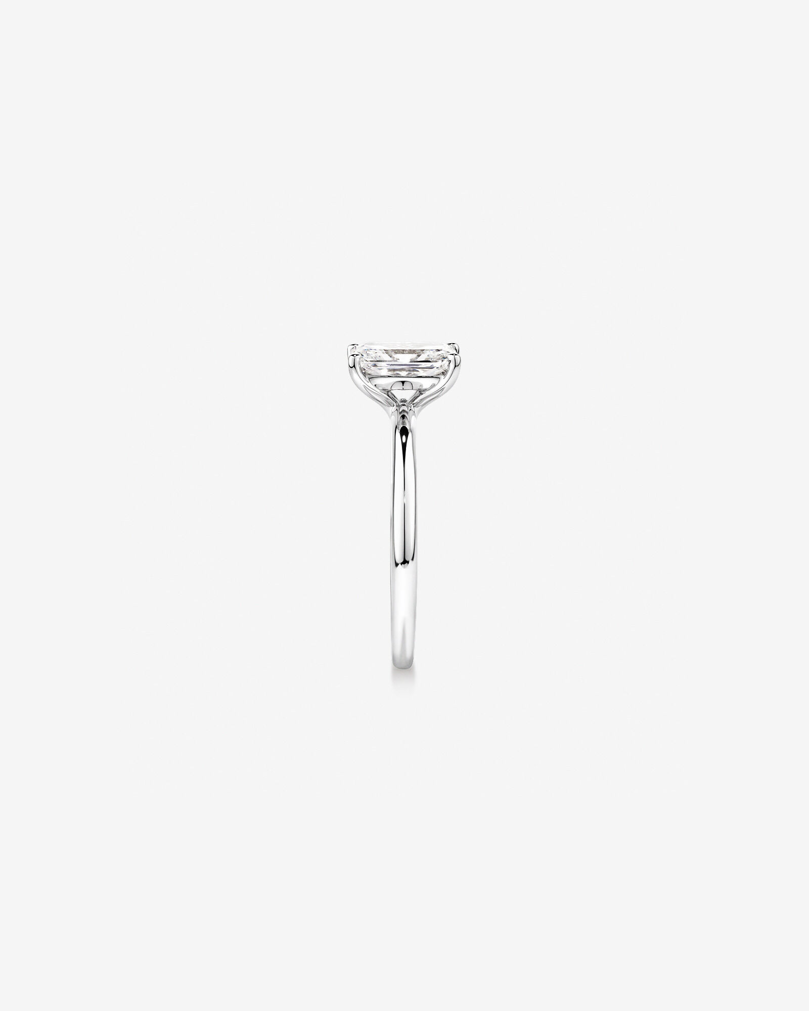 1.25 Carat TW Radiant Laboratory-Grown Diamond Solitaire Engagement Ring in 14kt Gold