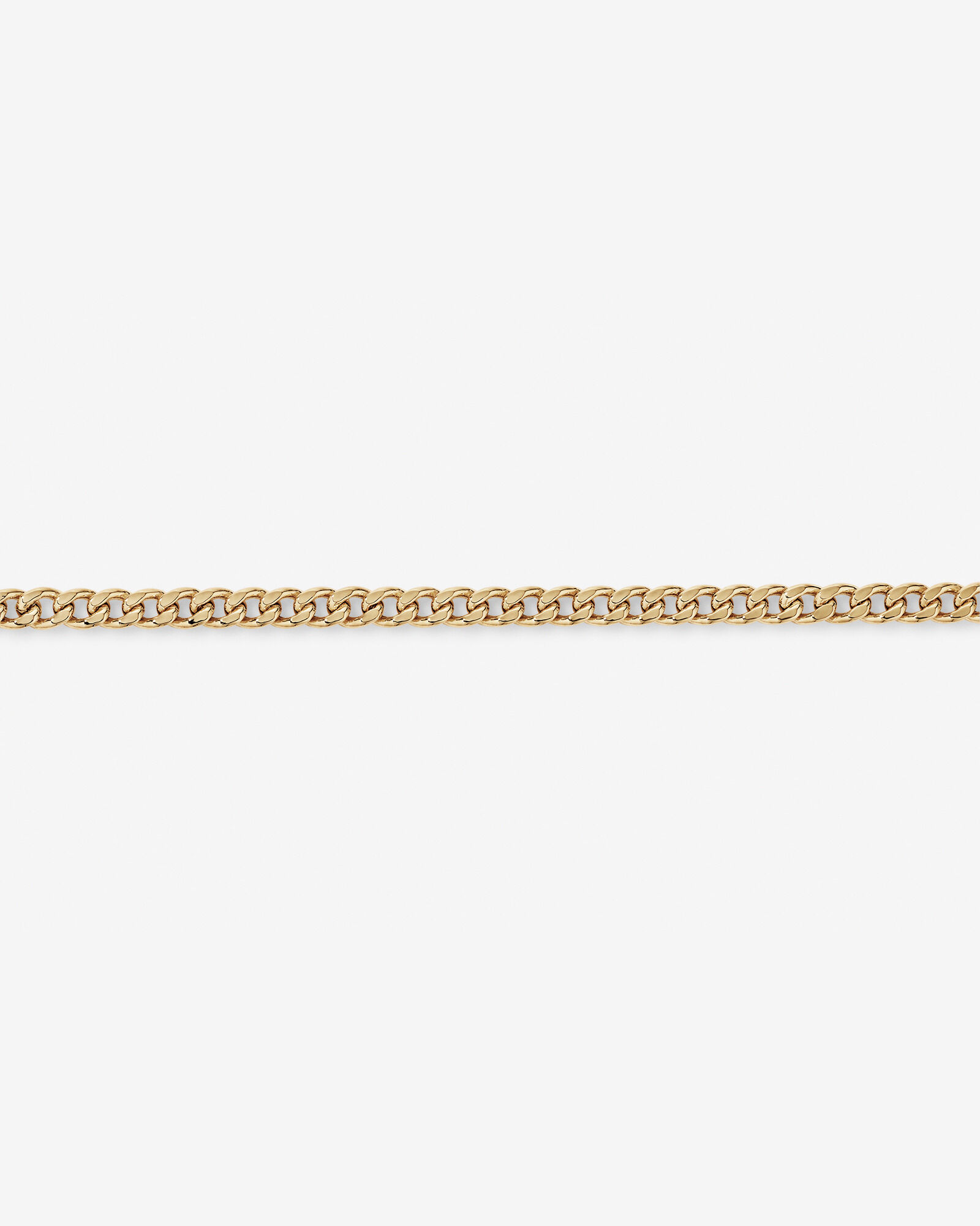 21cm (8.5") 5.5mm Semi-Solid Diamond Cut Curb Bracelet in 10kt Yellow Gold