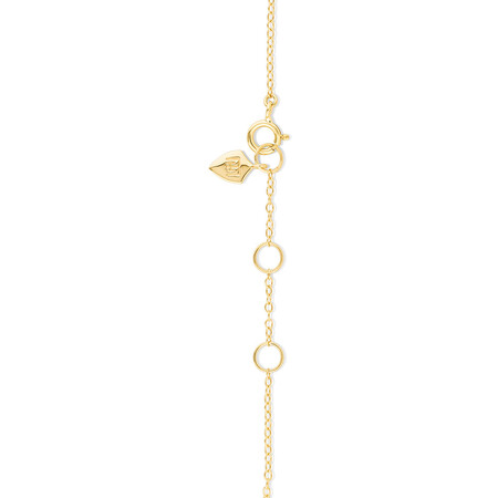 Station Bracelet with 0.10 Carat TW of Diamonds in 10kt Yellow Gold Station Bracelet with 0.10 Carat TW of Diamonds in 10kt Yellow Gold