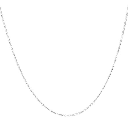 45cm (18") Figaro Chain in Sterling Silver 45cm (18") Figaro Chain in Sterling Silver