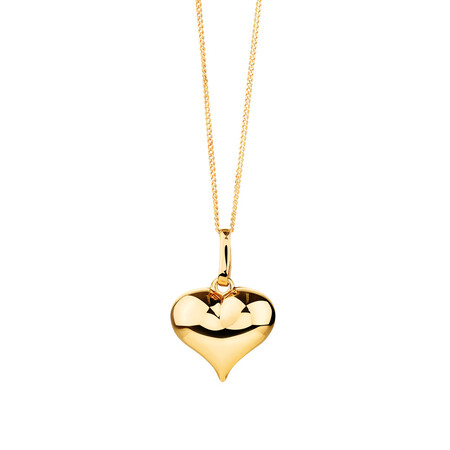 Heart Pendant in 10kt Yellow Gold Heart Pendant in 10kt Yellow Gold