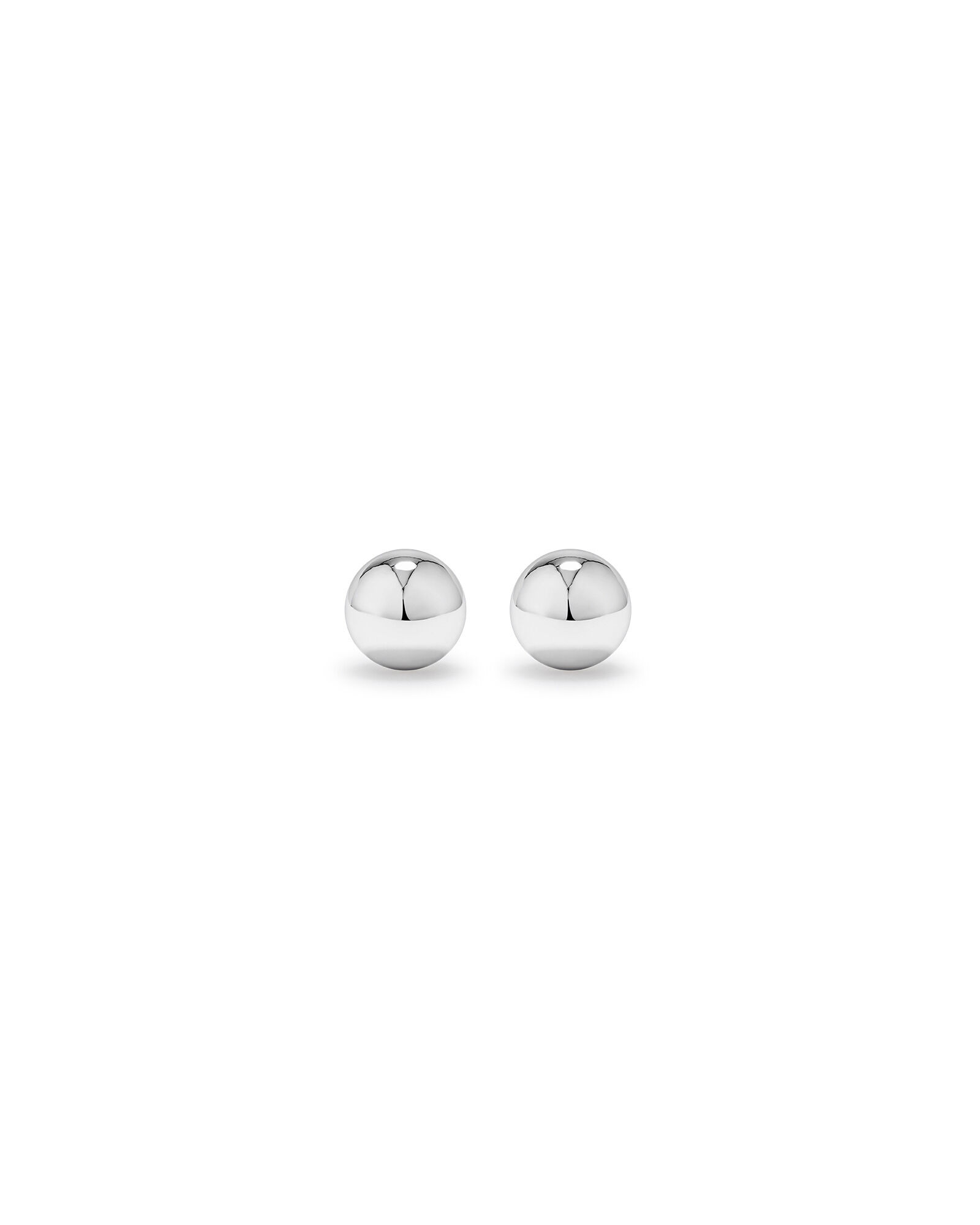 4mm Ball Stud Earrings in Sterling Silver