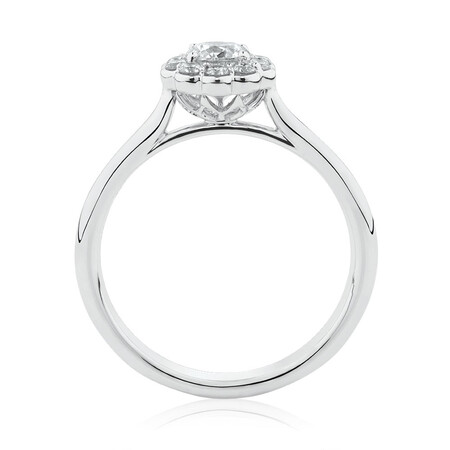 Southern Star Engagement Ring with 1/2 Carat TW of Diamonds in 14kt White Gold Southern Star Engagement Ring with 1/2 Carat TW of Diamonds in 14kt White Gold