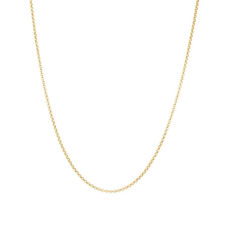 45cm (18") Hollow Belcher Chain in 10kt Yellow Gold 45cm (18") Hollow Belcher Chain in 10kt Yellow Gold