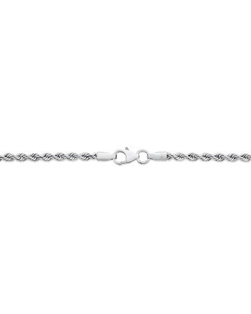 19cm (7.5") Hollow Rope Bracelet in 10kt White Gold 19cm (7.5") Hollow Rope Bracelet in 10kt White Gold