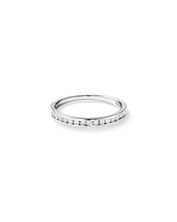 Wedding Band with 1/4 Carat TW of Diamonds in 14kt White Gold Wedding Band with 1/4 Carat TW of Diamonds in 14kt White Gold