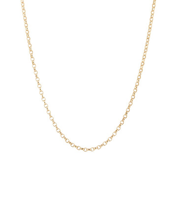 50cm (20") Oval Rolo Chain in 10kt Yellow Gold 50cm (20") Oval Rolo Chain in 10kt Yellow Gold