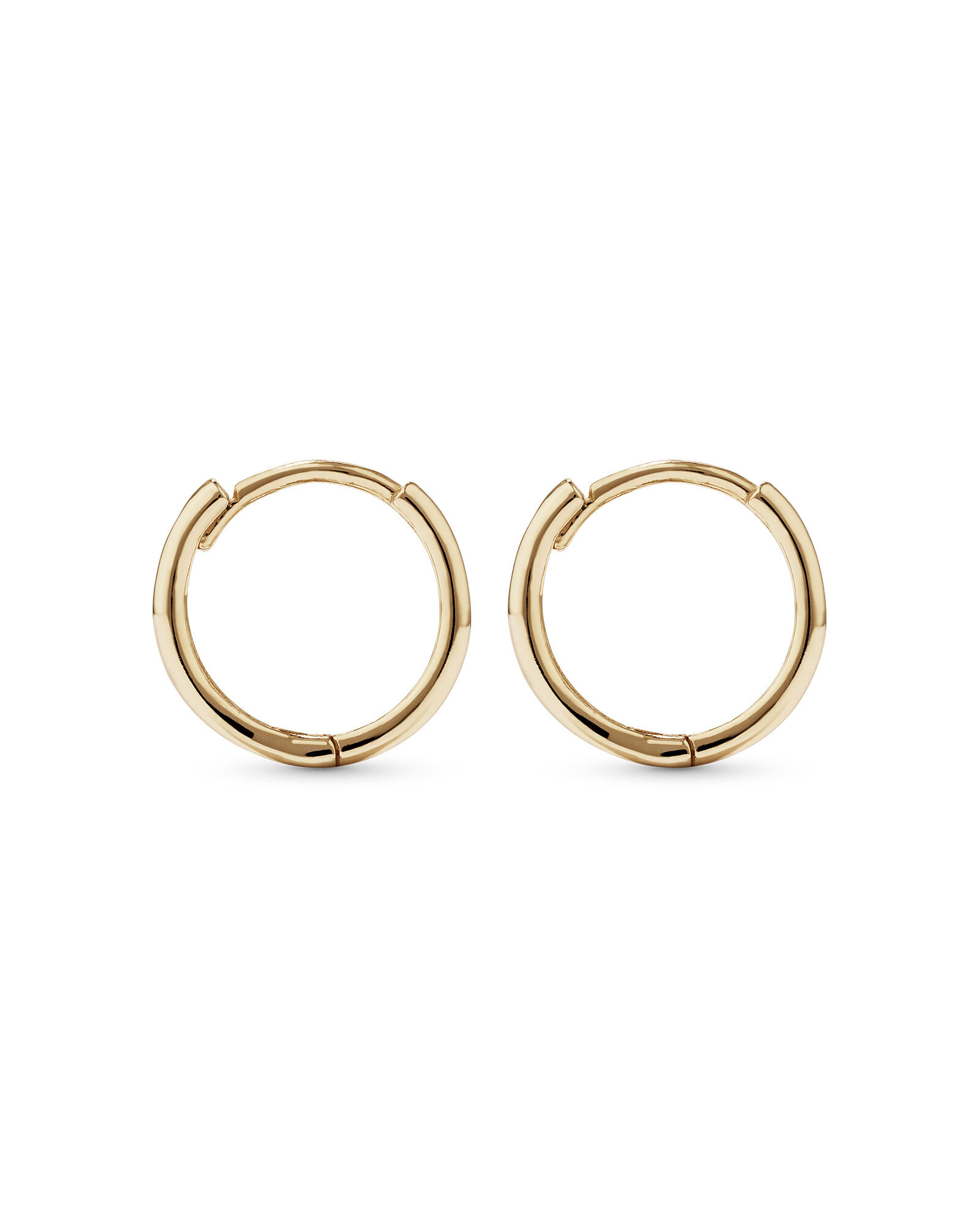 Mini Hoop Earrings in 10kt Yellow Gold