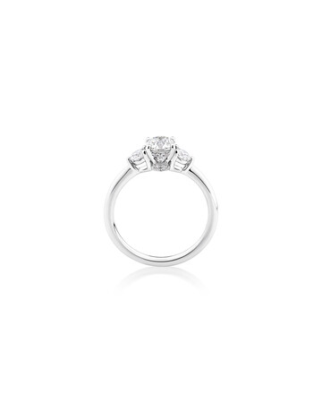 Sir Michael Hill Designer Three Stone Engagement Ring with 0.90 Carat TW of Diamonds in 18kt White Gold Sir Michael Hill Designer Three Stone Engagement Ring with 0.90 Carat TW of Diamonds in 18kt White Gold