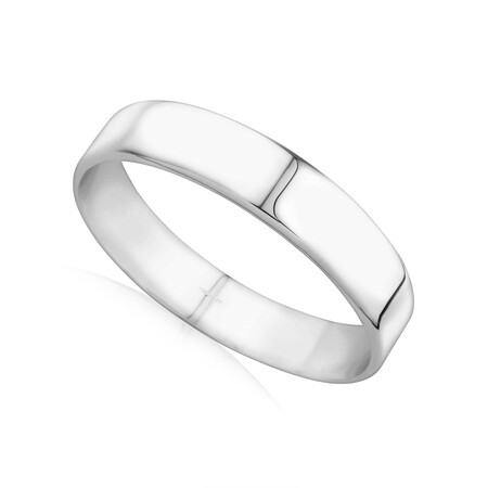 65mm Wide Solid Bangle in Sterling Silver 65mm Wide Solid Bangle in Sterling Silver