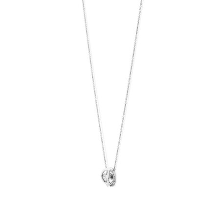 Everlight Pendant with 0.10 Carat TW of Diamonds in Sterling Silver Everlight Pendant with 0.10 Carat TW of Diamonds in Sterling Silver