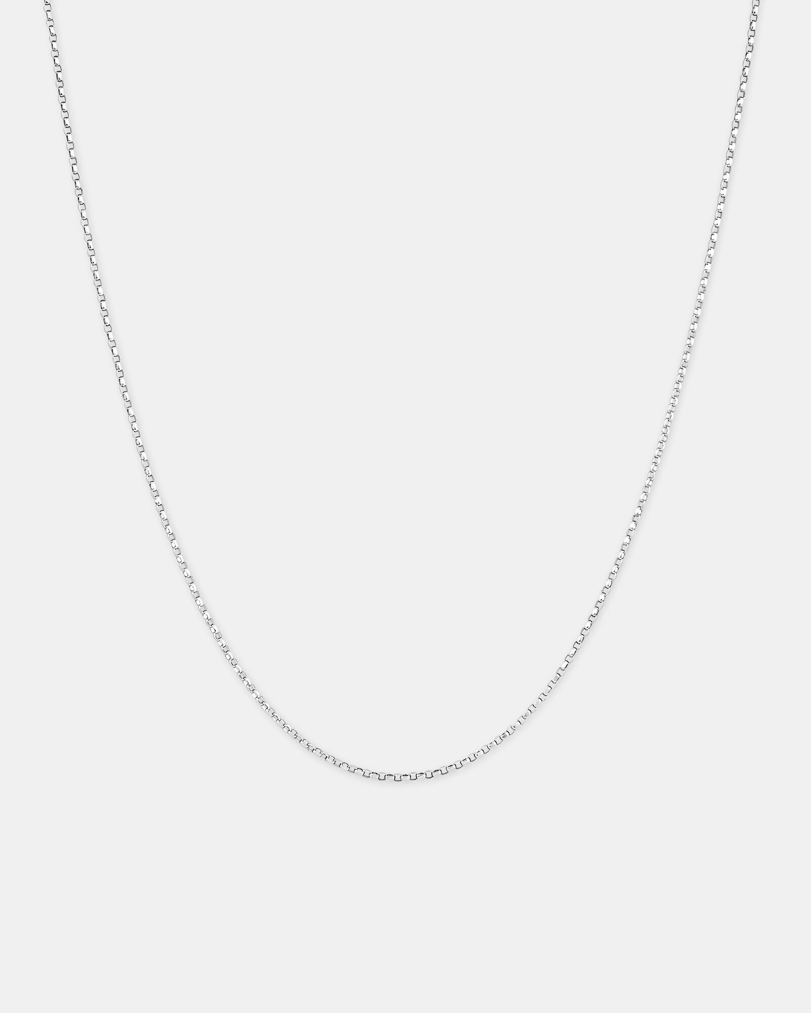 45cm (18") Solid Belcher Chain in 10kt White Gold