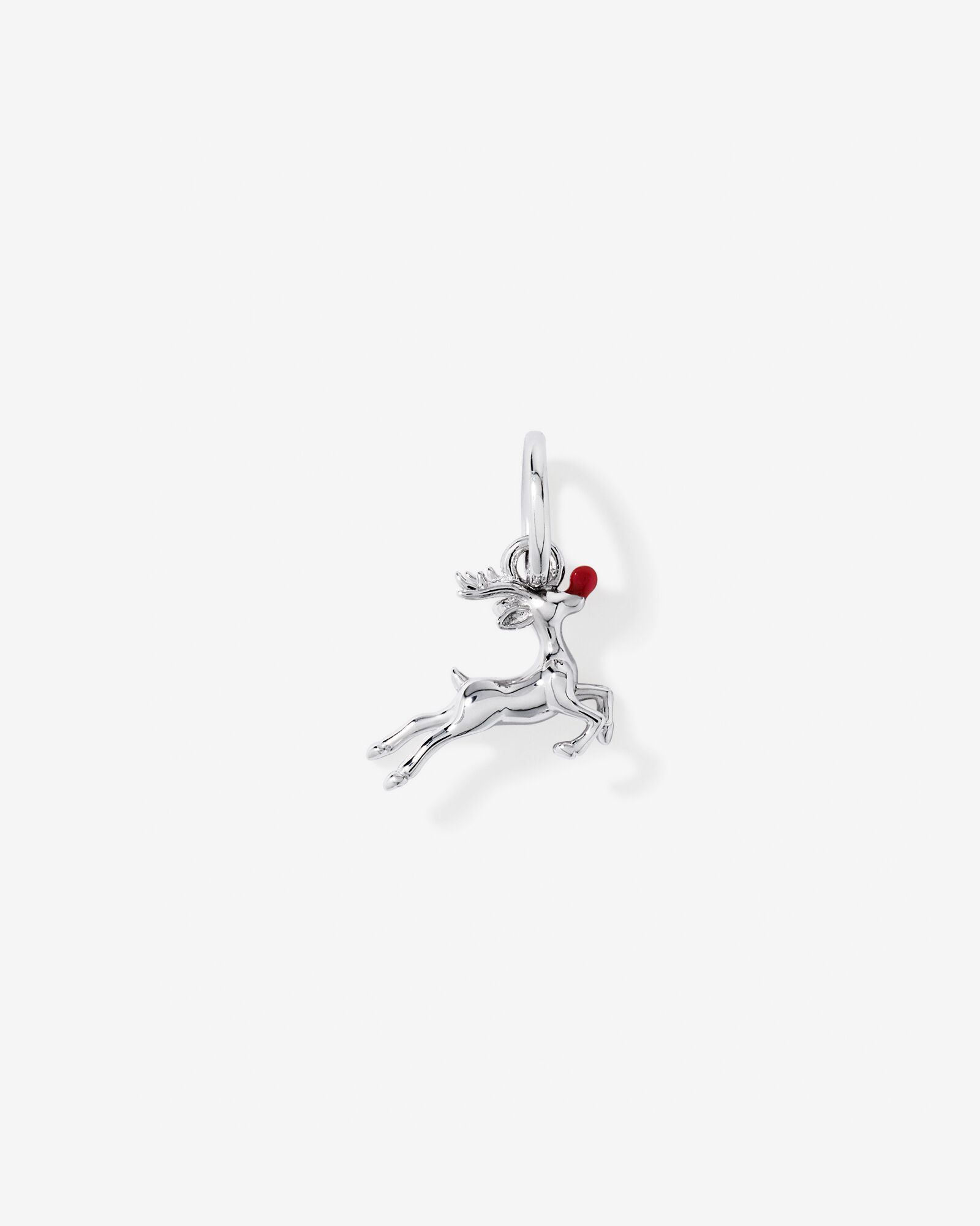 Reindeer Pendant in Sterling Silver