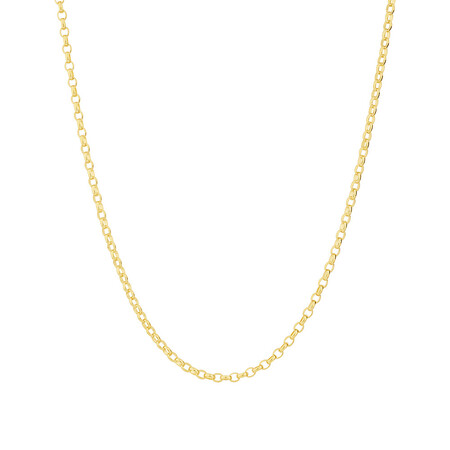 55cm (22") Oval Rolo Chain 10kt Yellow Gold 55cm (22") Oval Rolo Chain 10kt Yellow Gold