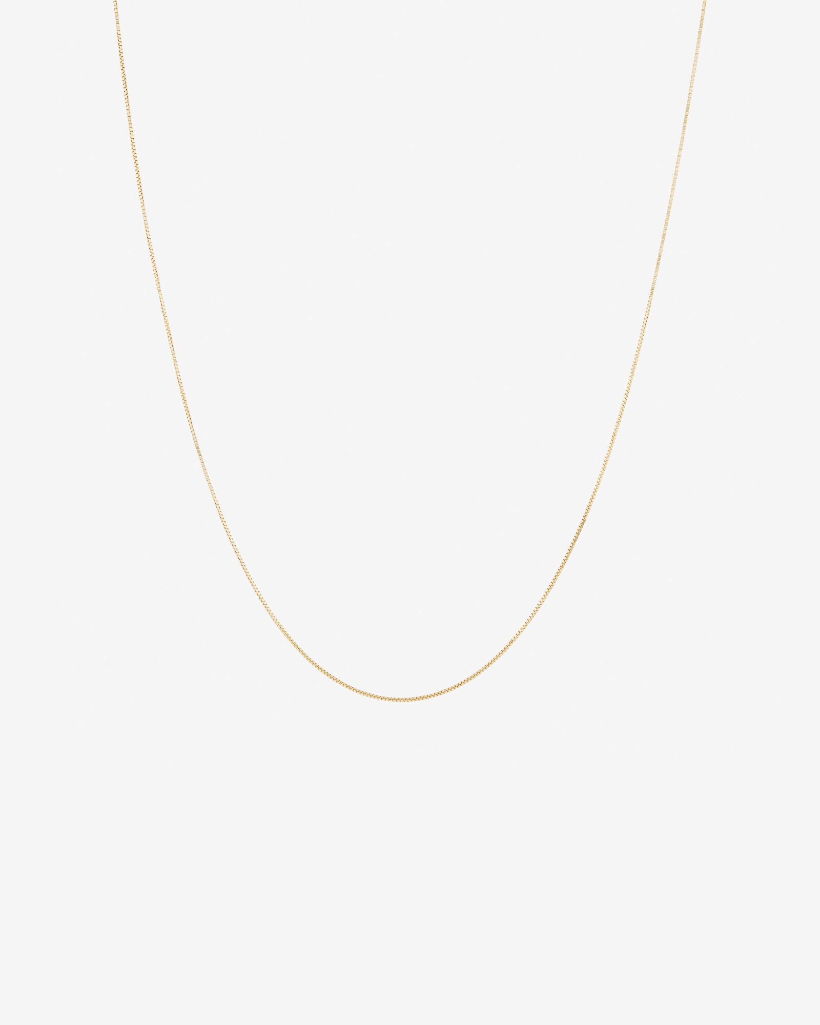 50cm Box Chain in 18kt Yellow Gold