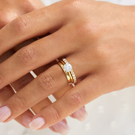High Domed Wedding Band in 18kt Yellow Gold High Domed Wedding Band in 18kt Yellow Gold