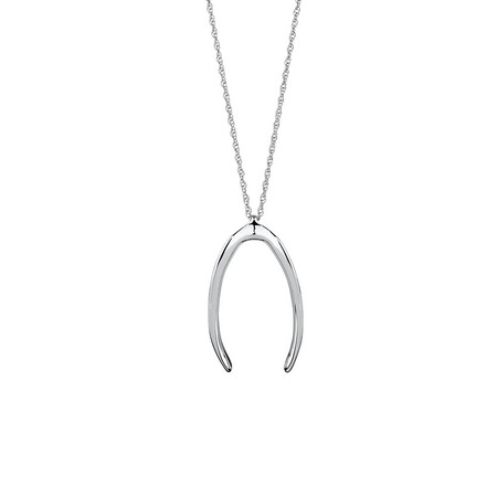 Medium Mark Hill Pendant in Sterling Silver Medium Mark Hill Pendant in Sterling Silver