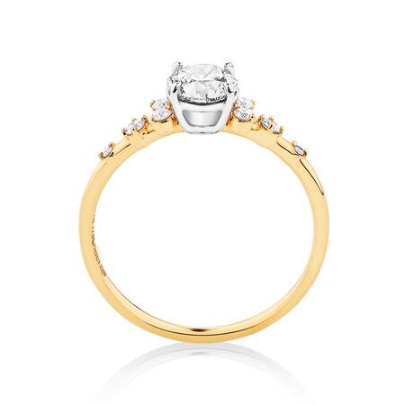 Scatter Ring with 0.83 Carat TW of Diamonds in 14kt Yellow Gold Scatter Ring with 0.83 Carat TW of Diamonds in 14kt Yellow Gold