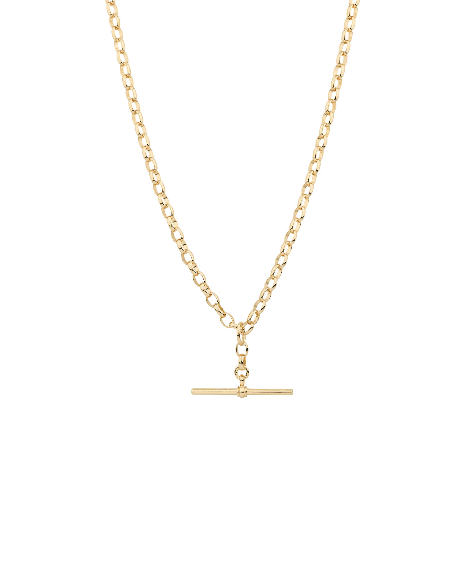 Gold fob necklace hotsell