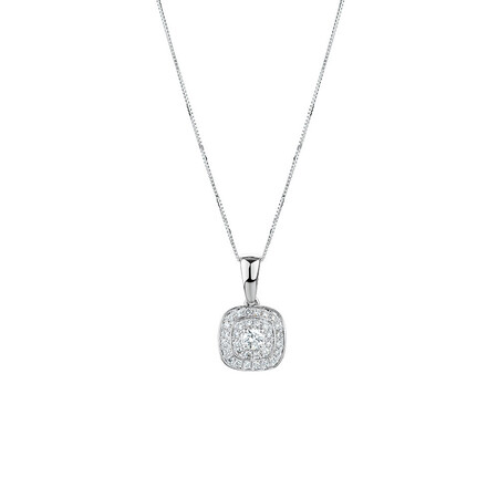Whitefire Pendant with 0.34 Carat TW of Diamonds in 18kt White Gold & 22ct Yellow Gold Whitefire Pendant with 0.34 Carat TW of Diamonds in 18kt White Gold & 22ct Yellow Gold