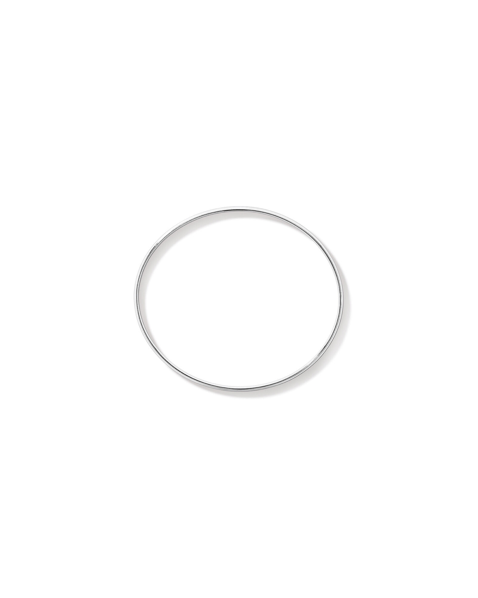 65mm Oval Bangle in Sterling Silver4mm-4.5mm Oval Bangle in Sterling Silver