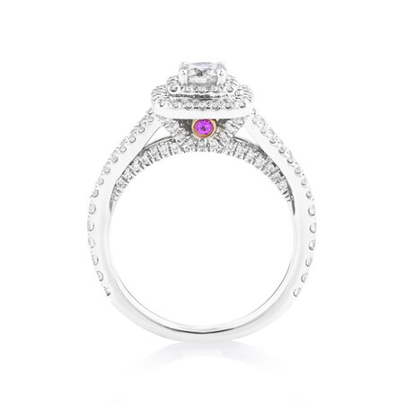 Sir Michael Hill Designer GrandApreggio Ring With 0.95 Carat TW Of Diamonds In 10kt White And Rose Gold Sir Michael Hill Designer GrandApreggio Ring With 0.95 Carat TW Of Diamonds In 10kt White And Rose Gold