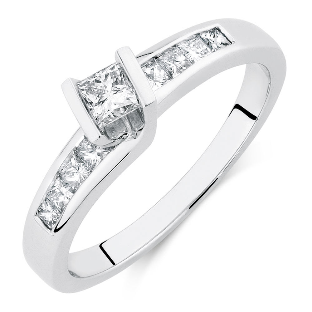 Michael hill princess cut ring hotsell