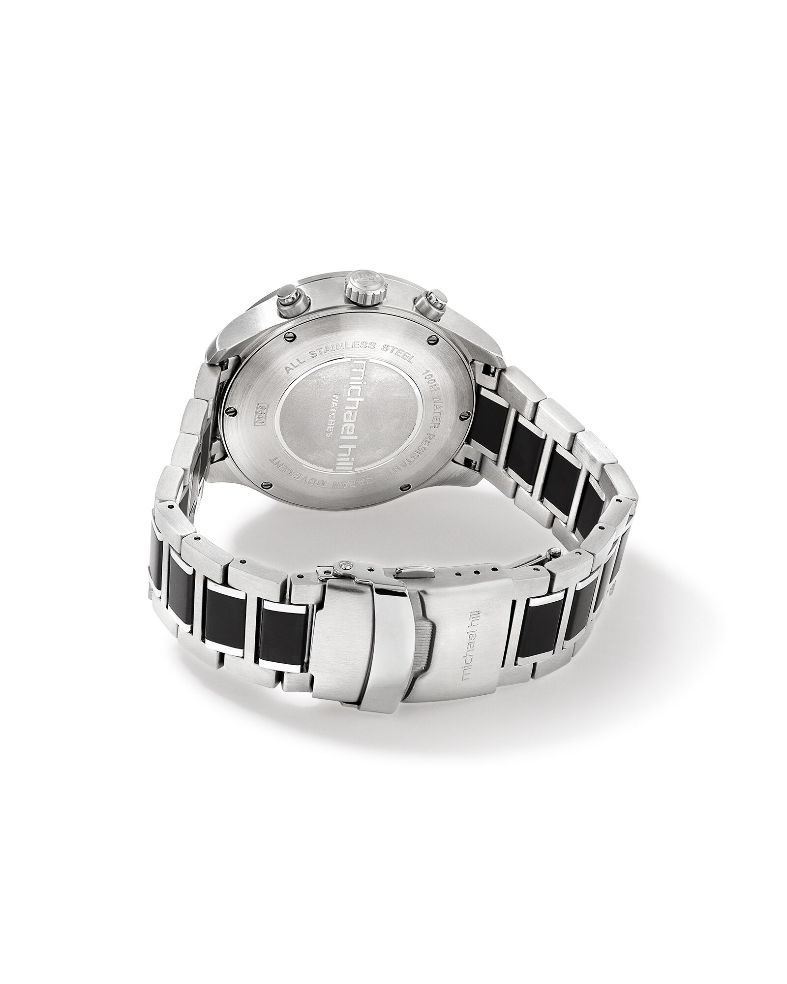 Solar Powered Men's Watch with Black Tone Stainless Steel