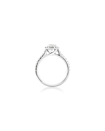 Engagement Ring with 1.38 Carat TW of Diamonds in 14kt White Gold Engagement Ring with 1.38 Carat TW of Diamonds in 14kt White Gold