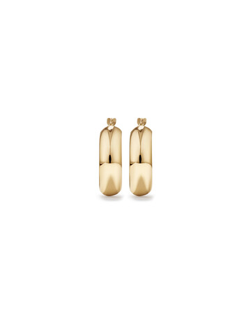 15mm Hoop Earrings in 10kt Yellow Gold 15mm Hoop Earrings in 10kt Yellow Gold