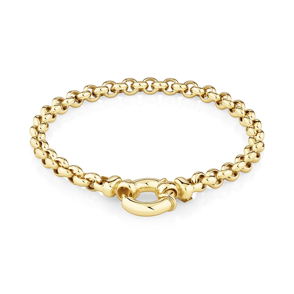 Gold and diamond belcher bracelet shop