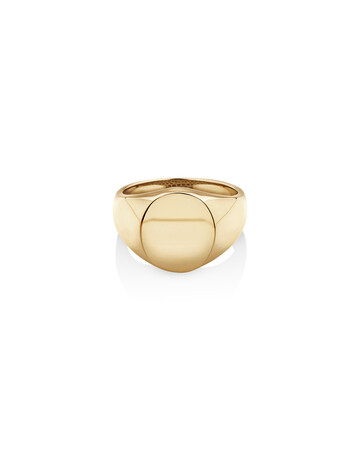 Gents Oval Signet Ring in 10kt Yellow Gold Gents Oval Signet Ring in 10kt Yellow Gold