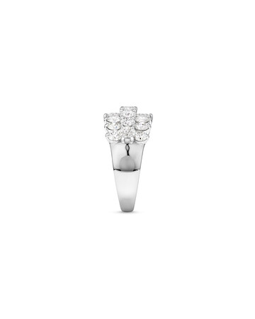 Ring with 3 Carat TW of Diamonds in 10kt White Gold Ring with 3 Carat TW of Diamonds in 10kt White Gold