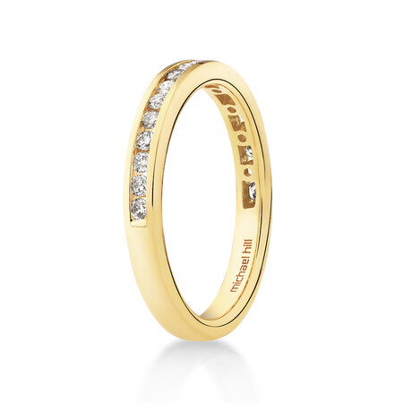 Wedding Band with 0.34 Carat TW of Diamonds in 14kt Yellow Gold Wedding Band with 0.34 Carat TW of Diamonds in 14kt Yellow Gold