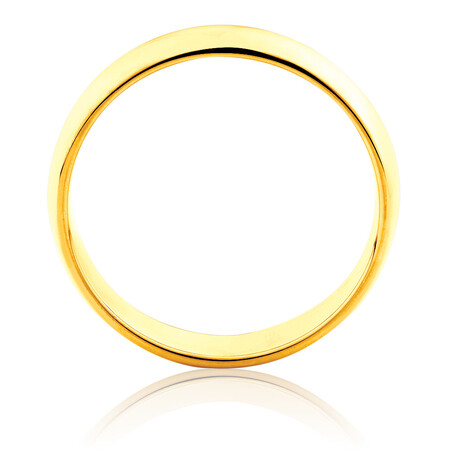 High Domed Wedding Band in 10kt Yellow Gold High Domed Wedding Band in 10kt Yellow Gold