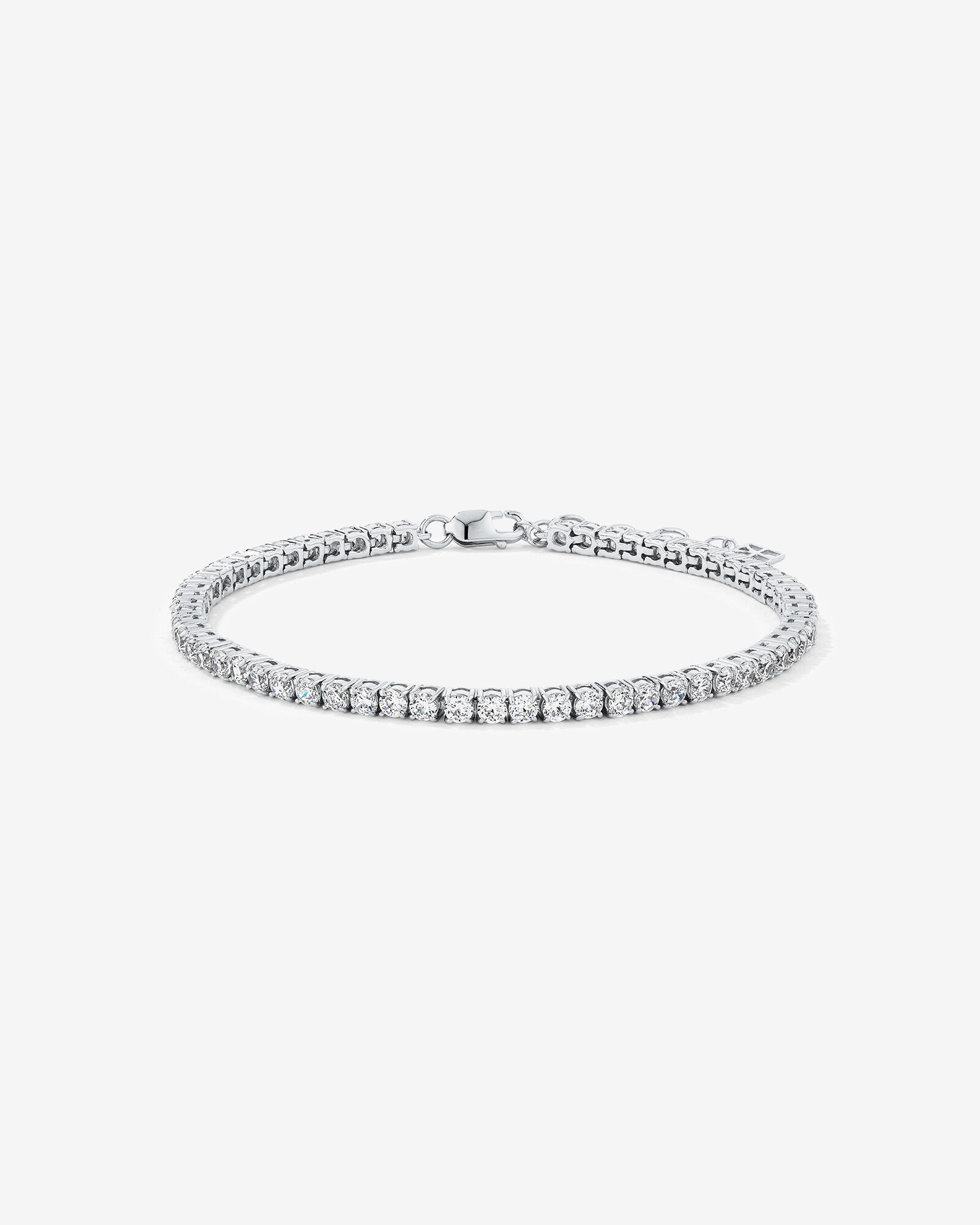 Cubic Zirconia Tennis Bracelet in Sterling Silver