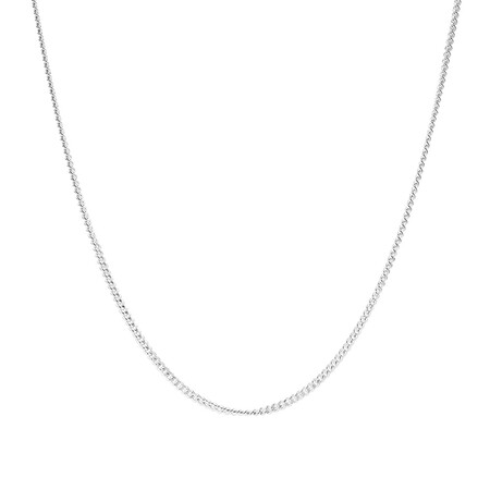 60cm (24") 1.5mm-2mm Width Curb Chain in Sterling Silver 60cm (24") 1.5mm-2mm Width Curb Chain in Sterling Silver