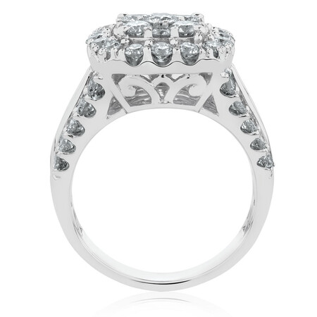 Engagement Ring with 2 1/2 Carat TW of Diamonds in 14kt White Gold Engagement Ring with 2 1/2 Carat TW of Diamonds in 14kt White Gold