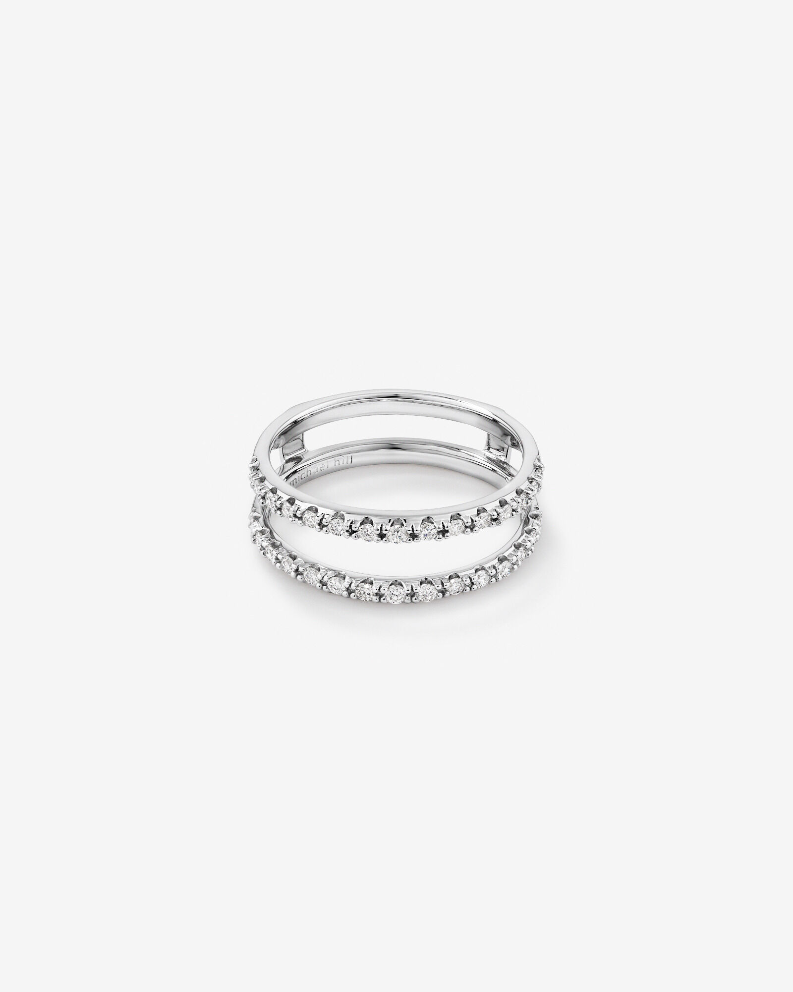 Enhancer Ring with 0.25 Carat TW of Diamonds in 14kt White Gold