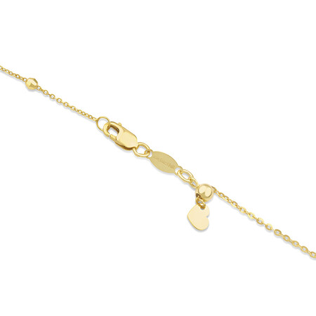 45cm (18") 2mm-2.5mm Width Adjustable Bead Necklace in 10kt Yellow Gold 45cm (18") 2mm-2.5mm Width Adjustable Bead Necklace in 10kt Yellow Gold
