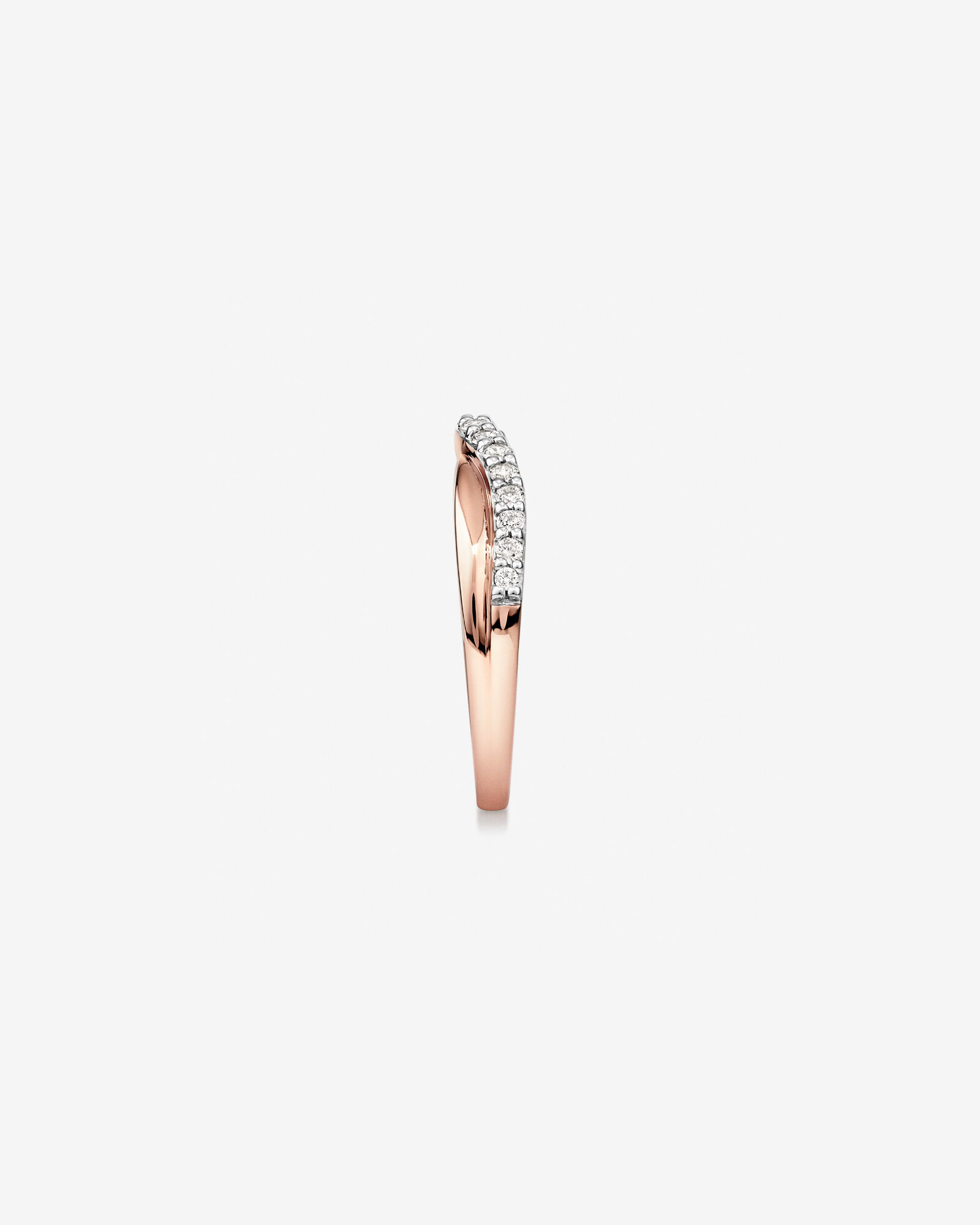 Wedding Ring with 0.25 Carat TW of Diamonds in 14kt Rose Gold
