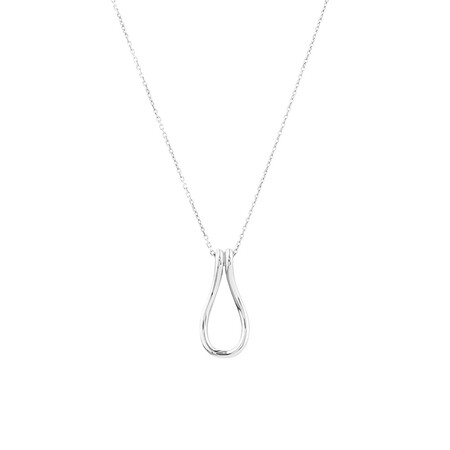 Loop Pendant In Sterling Silver Loop Pendant In Sterling Silver
