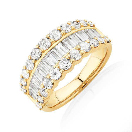 Ring with 2 Carat TW of Diamonds in 14kt Yellow Gold Ring with 2 Carat TW of Diamonds in 14kt Yellow Gold